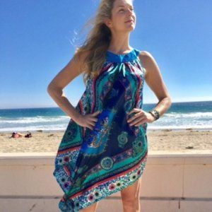 Asian Dragon scarf dress